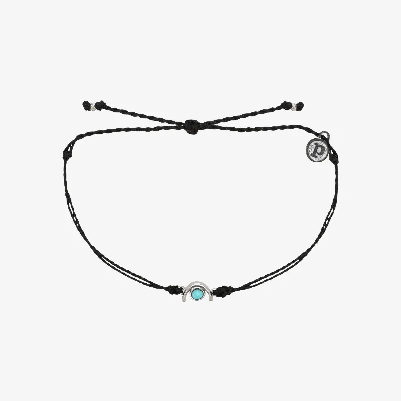 Simple Crystal Bangles for Women-Crescent Charm