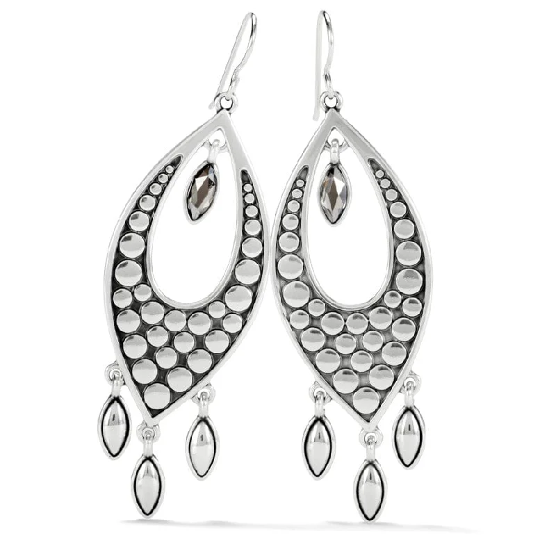 Women's Earrings – Elegant Designs for Every Personality--Pebble Disc Marquise Statement French Wire Earrings