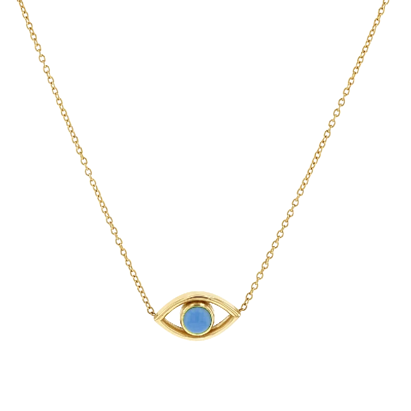 Shop Classic Women's Necklaces & Pendants with a Modern Twist-Turquoise Evil Eye Necklace Shop Classic Women's Necklaces & Pendants with a Modern Twist-Turquoise Evil Eye Necklace