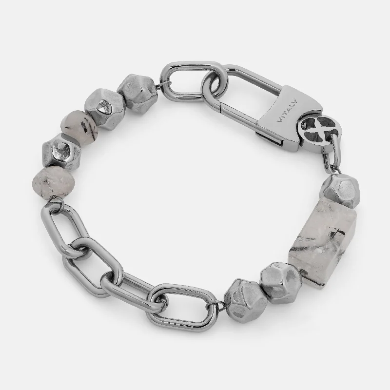 Men's Beaded Bracelets with Unique Charms-Hail