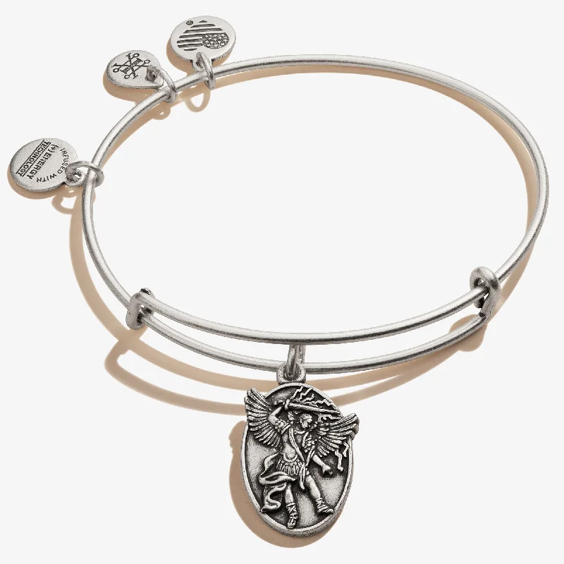 Designer Bangles for Women-Archangel Michael Charm Bangle