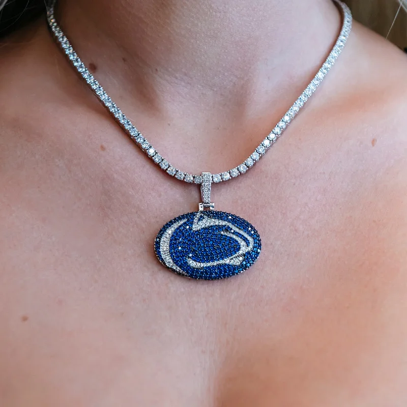 Shop Classic Women's Necklaces & Pendants with a Modern Twist-Penn State Nittany Lions Official NCAA Logo Pendant Shop Classic Women's Necklaces & Pendants with a Modern Twist-Penn State Nittany Lions Official NCAA Logo Pendant