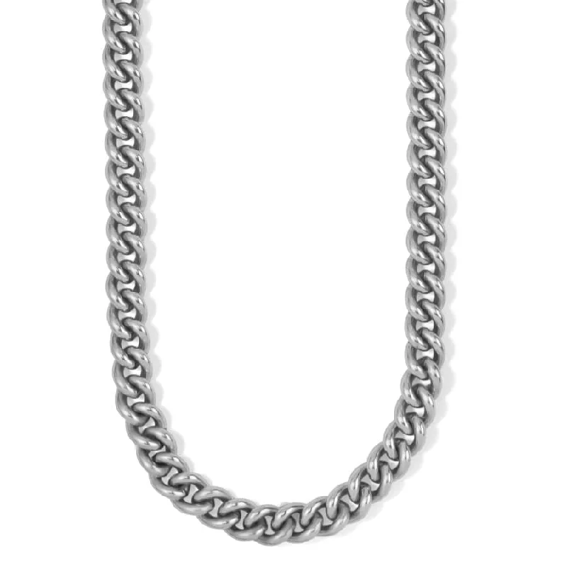 Shop Classic Women's  Necklaces & Pendants with a Modern Twist-Ferrara Roma Curb Chain Necklace