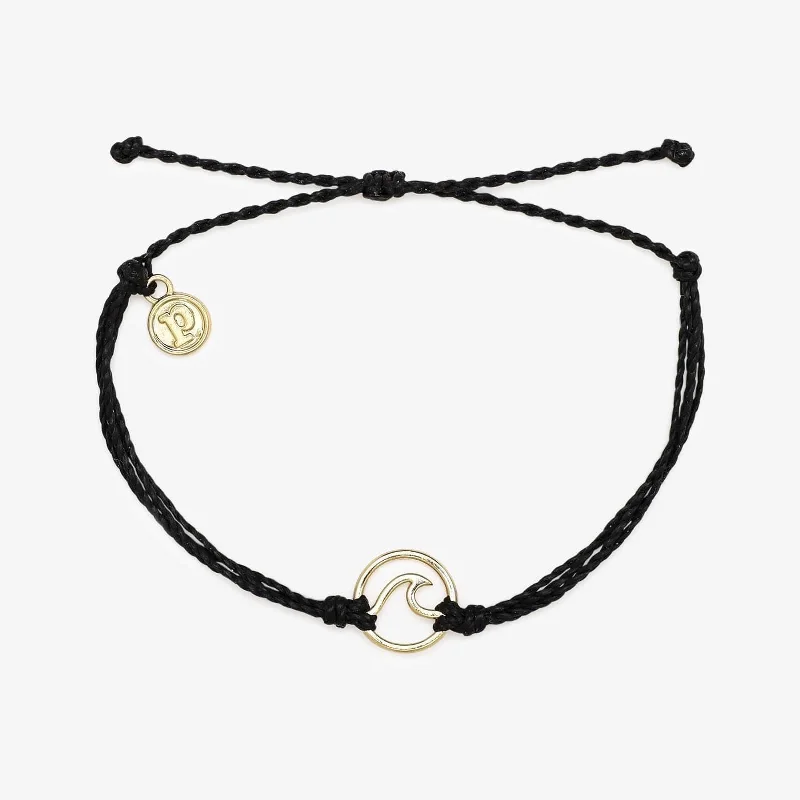 Bold Wedding Bangles for Women-Gold Wave Charm