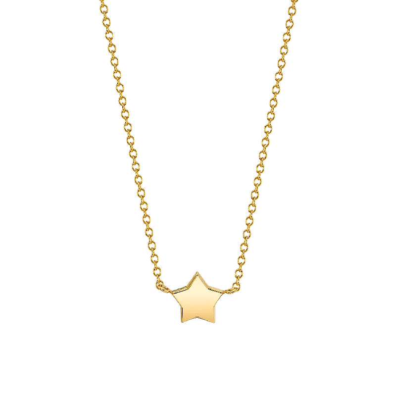 Shop Classic Women's  Necklaces & Pendants with a Modern Twist-Golden Star Necklace