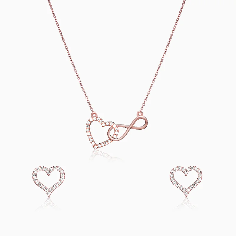 Rose Gold Love Will Go On Set
