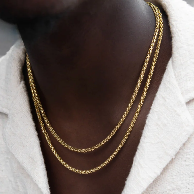 Exclusive Men's Necklaces & Pendants for the Modern Gentleman-Palm Chain- 4mm