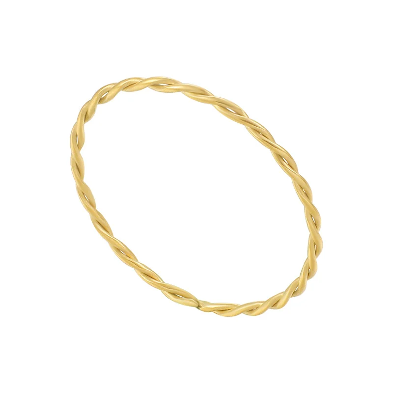 Chic Women's Rings for Fashion-Forward Looks-Twist Ring