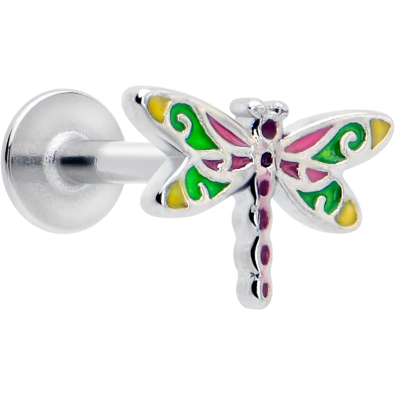 Women's Earrings – Elegant Designs for Every Personality--16 Gauge Dragonfly Colors Flat Back Earring Women's Earrings – Elegant Designs for Every Personality--16 Gauge Dragonfly Colors Flat Back Earring