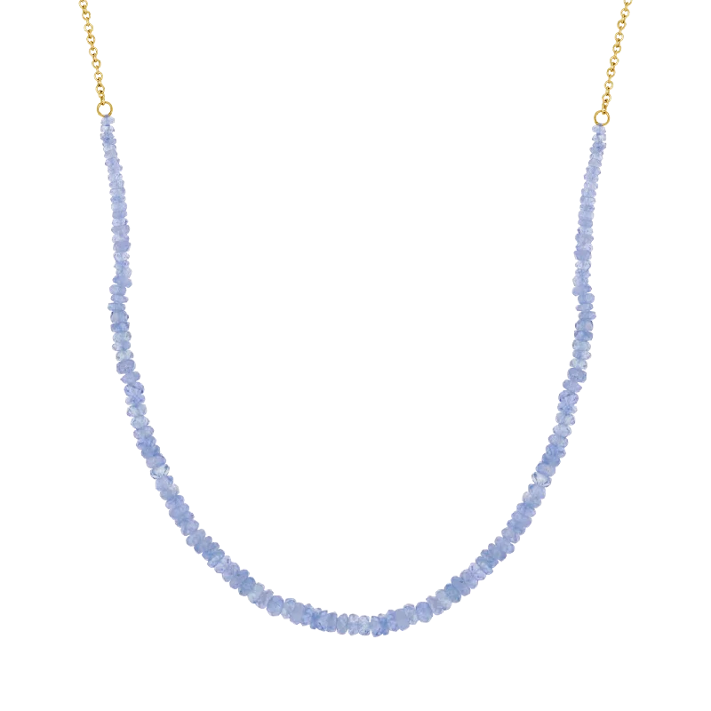 Shop Classic Women's Necklaces & Pendants with a Modern Twist-Sapphire and Gold Bead Strand Necklace Shop Classic Women's Necklaces & Pendants with a Modern Twist-Sapphire and Gold Bead Strand Necklace