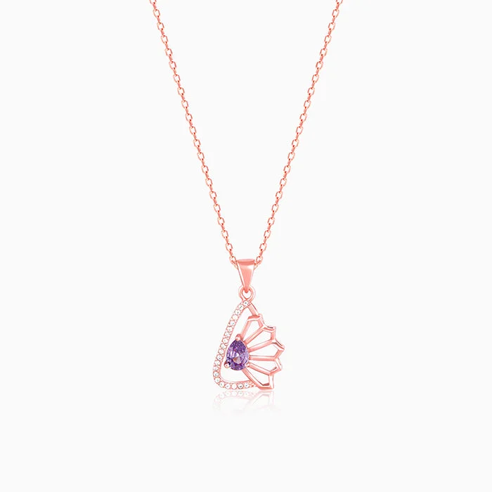Shop Classic Women's Necklaces & Pendants with a Modern Twist-Rose Gold Notre Dame Pendant With Link Chain Shop Classic Women's Necklaces & Pendants with a Modern Twist-Rose Gold Notre Dame Pendant With Link Chain