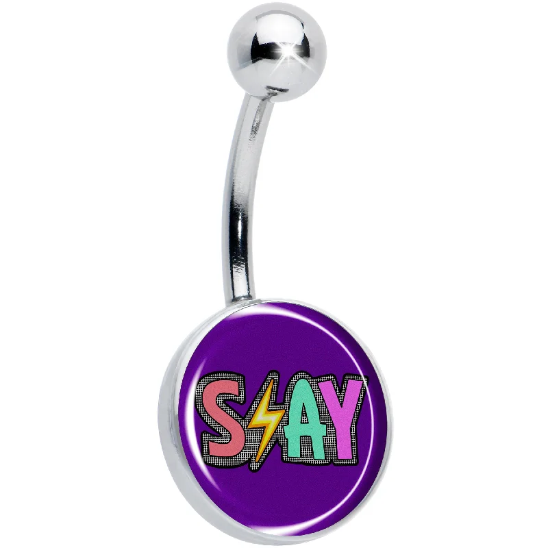 Chic Belly Rings with Gemstone Accents -Colorful Lighting SLAY Belly Ring