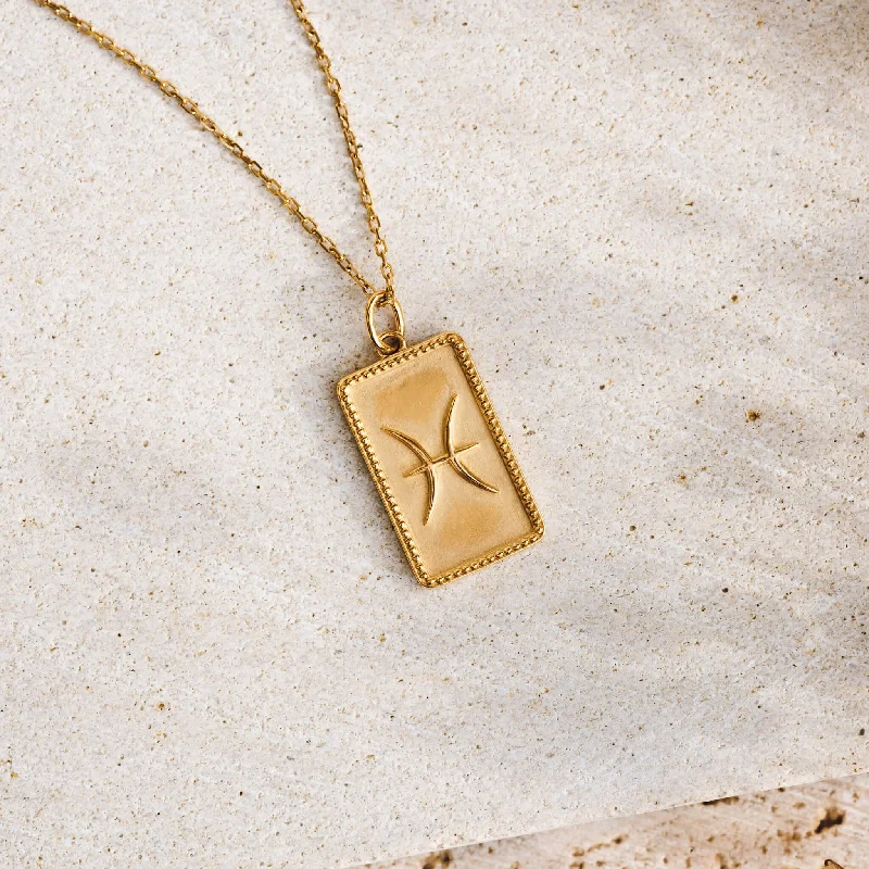 Shop Classic Women's  Necklaces & Pendants with a Modern Twist-Pisces Necklace with Charm Pendant