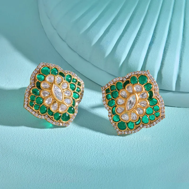 Women's Earrings – Elegant Designs for Every Personality--Kundan Earring 167066
