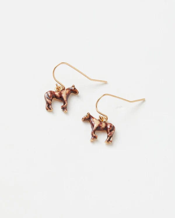 Women's Earrings – Elegant Designs for Every Personality--Enamel Farm Horse Earrings Women's Earrings – Elegant Designs for Every Personality--Enamel Farm Horse Earrings