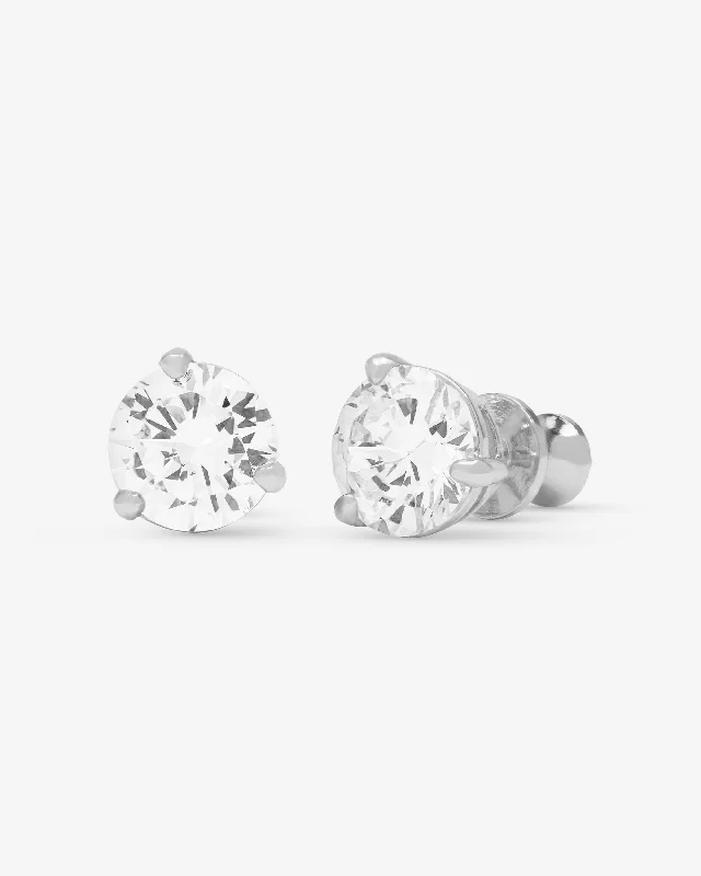 Women's Earrings – Elegant Designs for Every Personality--Not Your Basic 8mm Studs - Silver|White Diamondettes Women's Earrings – Elegant Designs for Every Personality--Not Your Basic 8mm Studs - Silver|White Diamondettes
