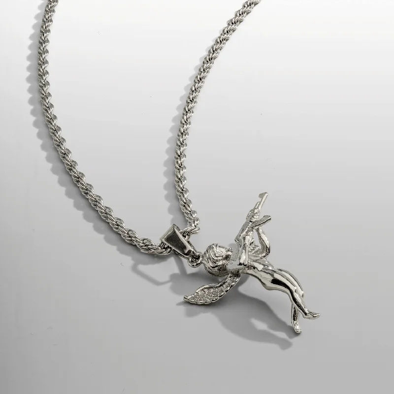 Exclusive Men's Necklaces & Pendants for the Modern Gentleman-Cupid's Revenge (Silver) Exclusive Men's Necklaces & Pendants for the Modern Gentleman-Cupid's Revenge (Silver)