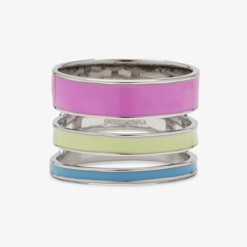Chic Women's Rings for Fashion-Forward Looks-Gumdrop 3 in 1 Band