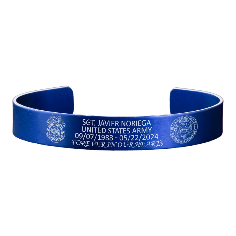 Stylish Bracelets for Men with Gemstones-Sgt. Javier Noriega Memorial Band – Hosted by the Noriega Family Stylish Bracelets for Men with Gemstones-Sgt. Javier Noriega Memorial Band – Hosted by the Noriega Family