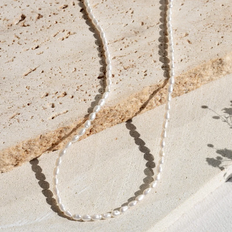 Shop Classic Women's Necklaces & Pendants with a Modern Twist-Pearl Necklace - Katja Shop Classic Women's Necklaces & Pendants with a Modern Twist-Pearl Necklace - Katja