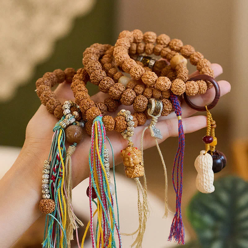 Gold Wedding Bangles for Women-Buddha Stones Tibet Rudraksha Bodhi Seed Amulet Wealth Luck Bracelet Gold Wedding Bangles for Women-Buddha Stones Tibet Rudraksha Bodhi Seed Amulet Wealth Luck Bracelet