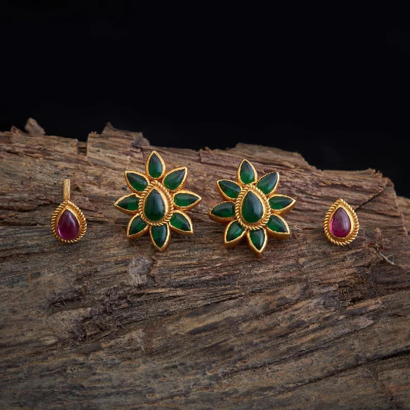 Women's Earrings – Elegant Designs for Every Personality--Silver Temple Earring 158590