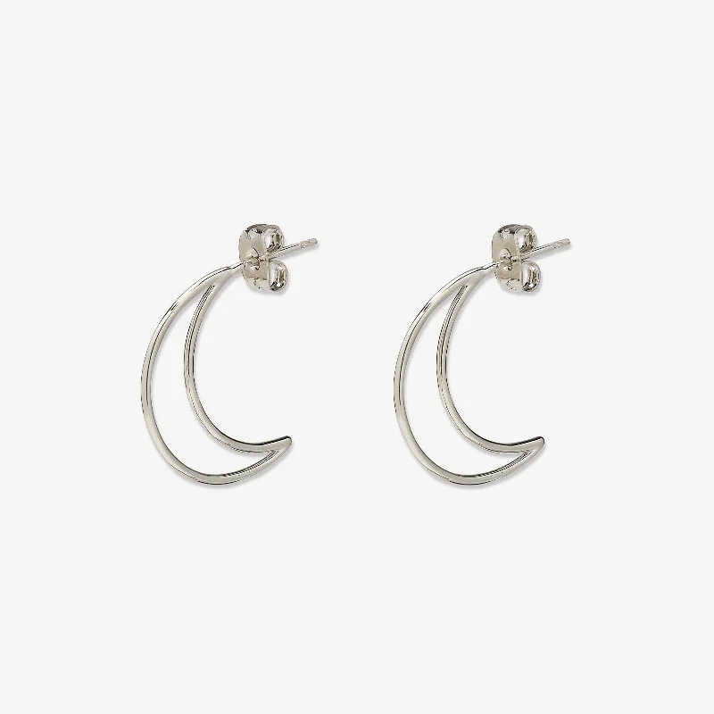 Women's Earrings – Elegant Designs for Every Personality--Crescent Hoop Earrings