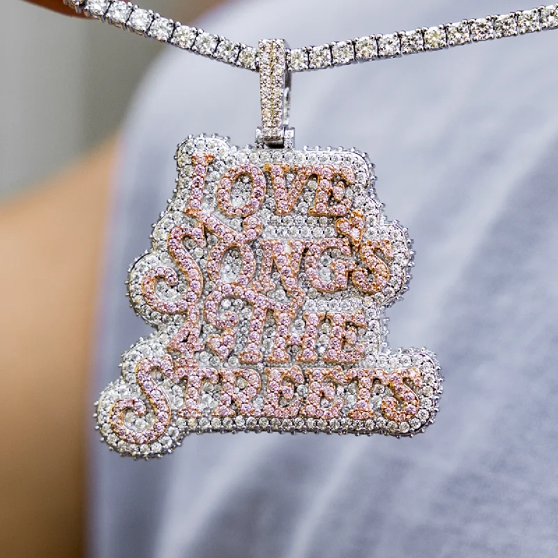 Exclusive Men's Necklaces & Pendants for the Modern Gentleman-Lil Durk Love Songs 4 the Streets Pendant Exclusive Men's Necklaces & Pendants for the Modern Gentleman-Lil Durk Love Songs 4 the Streets Pendant
