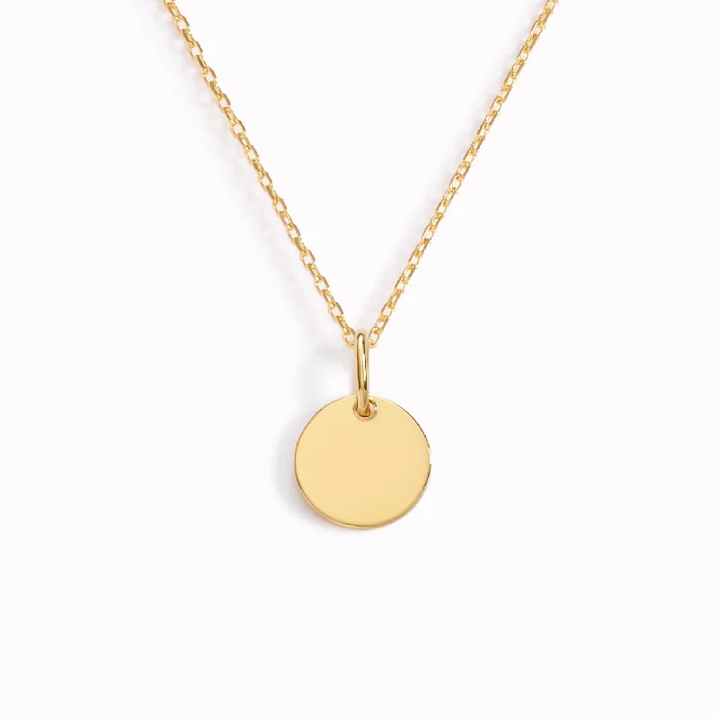 Shop Classic Women's  Necklaces & Pendants with a Modern Twist-Disc Necklace - Mari