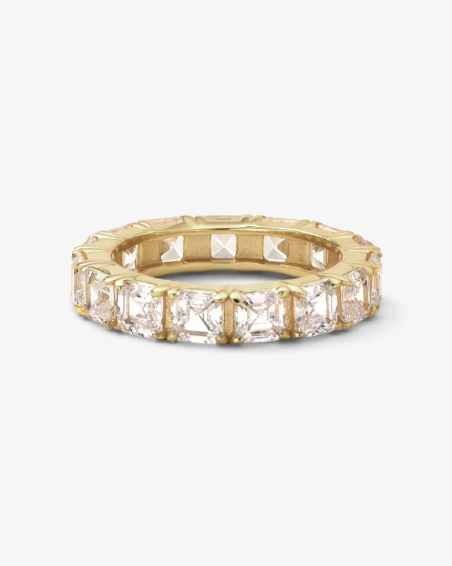 Chic Women's Rings for Fashion-Forward Looks-Lil Queen's Ring - Gold|White Diamondettes Chic Women's Rings for Fashion-Forward Looks-Lil Queen's Ring - Gold|White Diamondettes