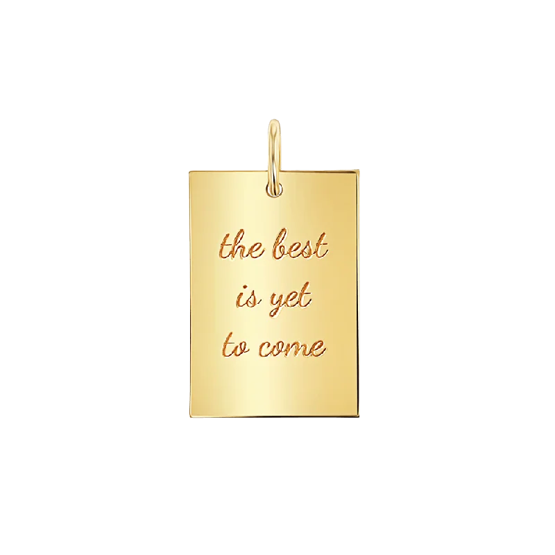 Shop Classic Women's Necklaces & Pendants with a Modern Twist-Custom Inspire Rectangle Charm Shop Classic Women's Necklaces & Pendants with a Modern Twist-Custom Inspire Rectangle Charm