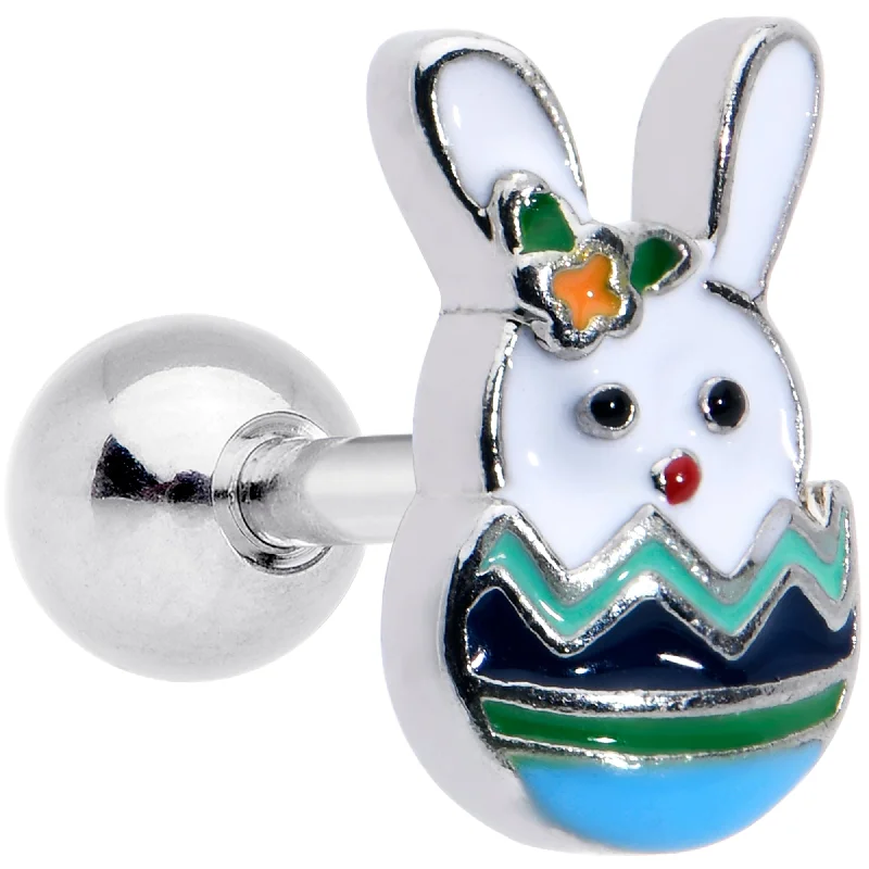 Women's Earrings – Elegant Designs for Every Personality--16 Gauge 1/4 Easter Egg Bunny Cartilage Tragus Earring Women's Earrings – Elegant Designs for Every Personality--16 Gauge 1/4 Easter Egg Bunny Cartilage Tragus Earring