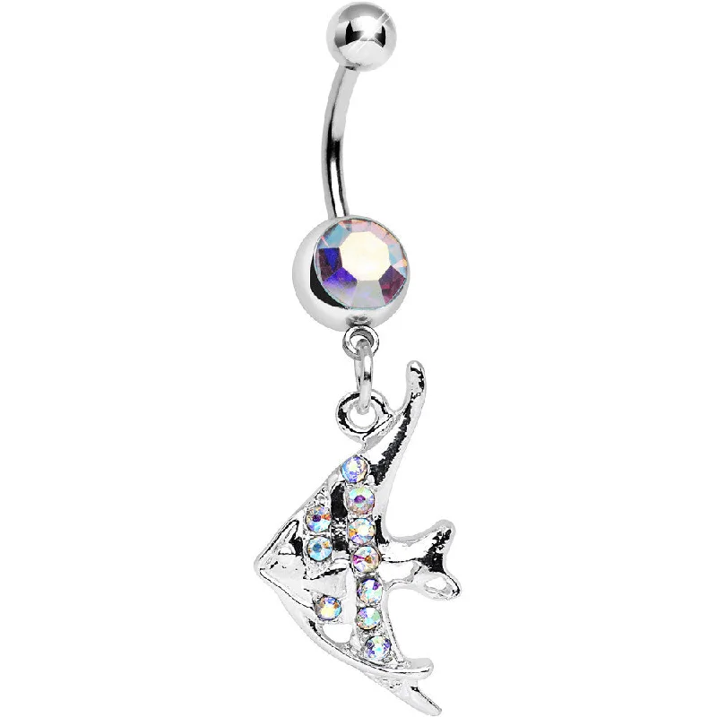 Belly Rings for Edgy and Bold Looks -Aurora Gem Coral Reef Tropical Fish Dangle Belly Ring Belly Rings for Edgy and Bold Looks -Aurora Gem Coral Reef Tropical Fish Dangle Belly Ring