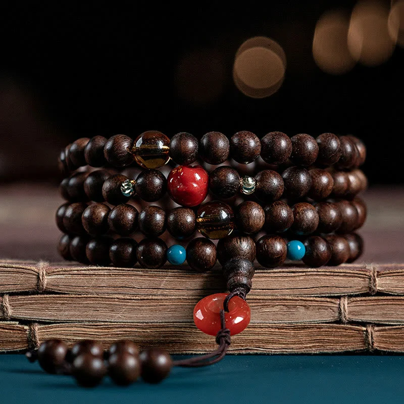 Durable Beaded Bracelets for Men-Buddha Stones 108 Mala Beads Kalimantan Agarwood Laughing Buddha Peace Buckle Red Agate Jade Strength Bracelet Durable Beaded Bracelets for Men-Buddha Stones 108 Mala Beads Kalimantan Agarwood Laughing Buddha Peace Buckle Red Agate Jade Strength Bracelet