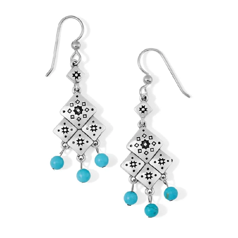 Women's Earrings – Elegant Designs for Every Personality--Mosaic Tile French Wire Earrings