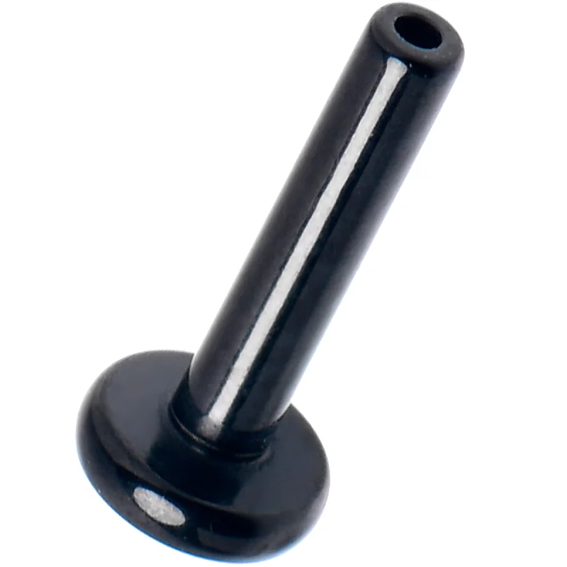 Lip Rings for Unique, Creative Piercings16 Gauge 1/4 Black ASTM F-136 Implant Grade Titanium Threadless Post Only Labret Lip Rings for Unique, Creative Piercings16 Gauge 1/4 Black ASTM F-136 Implant Grade Titanium Threadless Post Only Labret