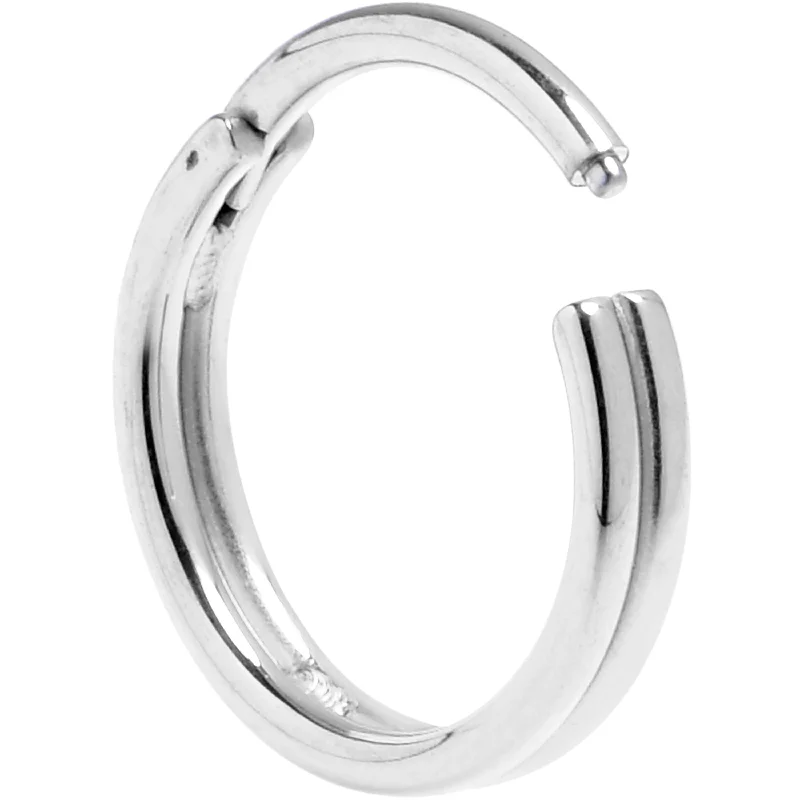 Nose Rings for Timeless Fashion -20 Gauge 7mm 316L Surgical Steel Double Precision Hinged Segment Ring Nose Rings for Timeless Fashion -20 Gauge 7mm 316L Surgical Steel Double Precision Hinged Segment Ring
