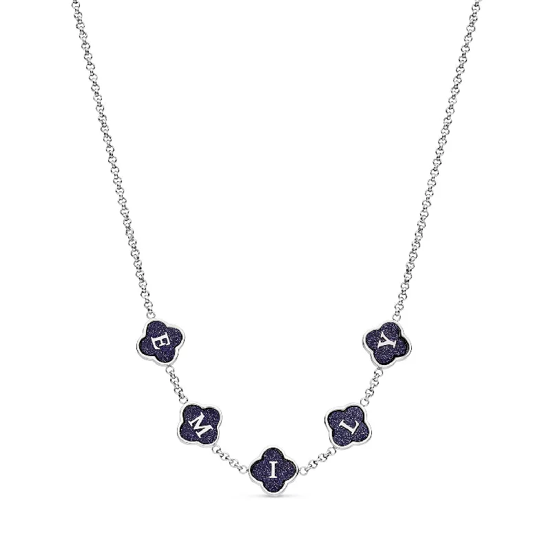 Shop Classic Women's Necklaces & Pendants with a Modern Twist-Spotlight Estrella Clover Necklace (Silver) Shop Classic Women's Necklaces & Pendants with a Modern Twist-Spotlight Estrella Clover Necklace (Silver)