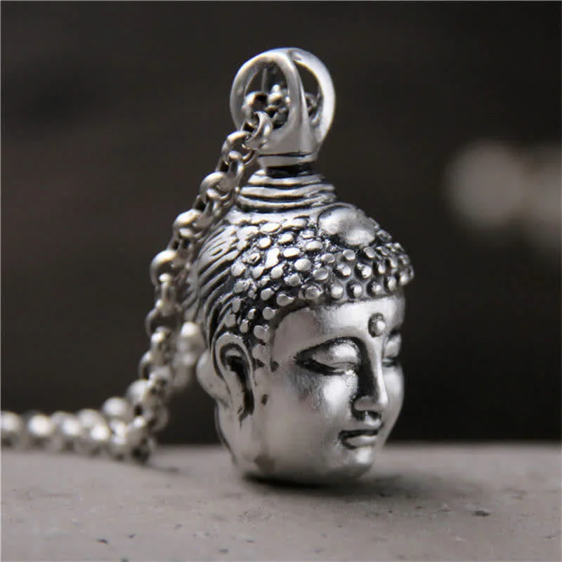 Shop Classic Women's Necklaces & Pendants with a Modern Twist-Buddha Stones 999 Sterling Silver Buddha Demon Serenity Necklace Pendant Shop Classic Women's Necklaces & Pendants with a Modern Twist-Buddha Stones 999 Sterling Silver Buddha Demon Serenity Necklace Pendant