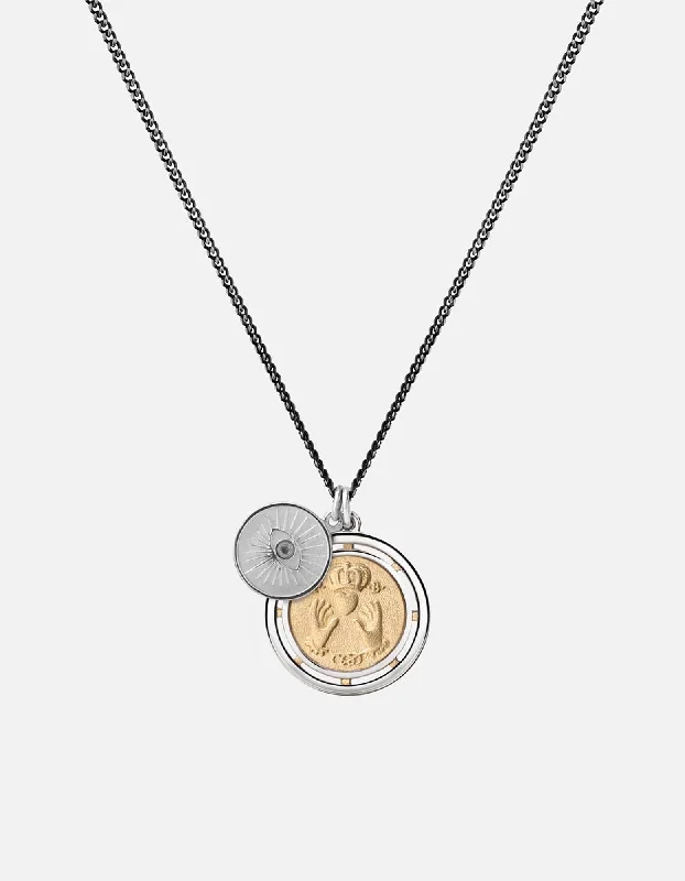 Exclusive Men's Necklaces & Pendants for the Modern Gentleman-Test of Time Necklace, Sterling Silver/Gold Vermeil Exclusive Men's Necklaces & Pendants for the Modern Gentleman-Test of Time Necklace, Sterling Silver/Gold Vermeil