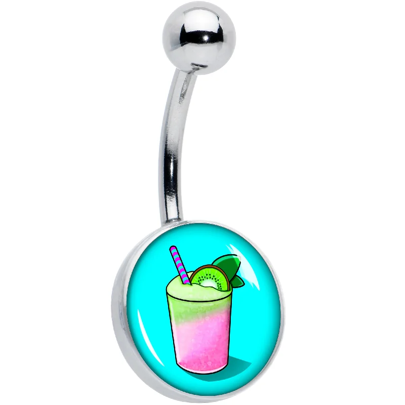 Belly Rings with Unique Designs for Custom Style -Summer Drink Belly Ring