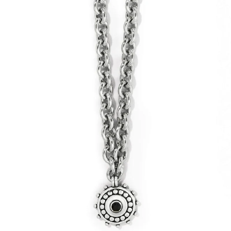 Shop Classic Women's  Necklaces & Pendants with a Modern Twist-Pebble Dot Medali Reversible Collar Necklace