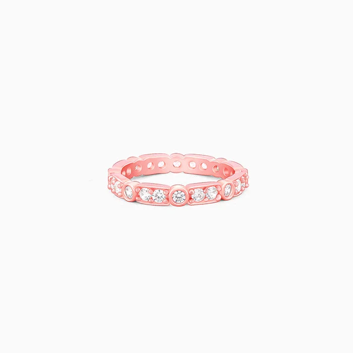 Chic Women's Rings for Fashion-Forward Looks-Rose Gold Lithe Ring