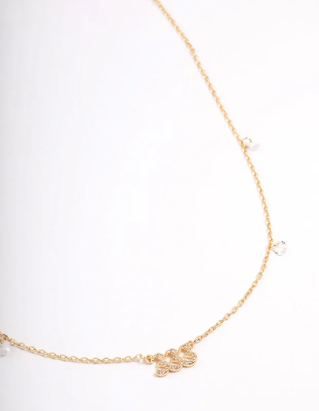 Shop Classic Women's Necklaces & Pendants with a Modern Twist-Gold Plated 333 Angel Number Cubic Zirconia Pendant Necklace Shop Classic Women's Necklaces & Pendants with a Modern Twist-Gold Plated 333 Angel Number Cubic Zirconia Pendant Necklace