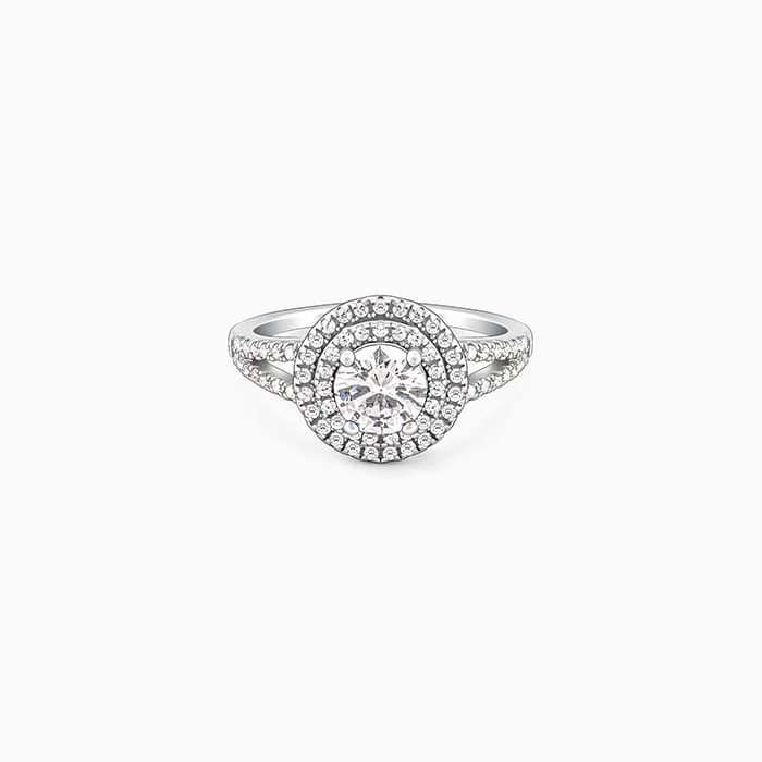Chic Women's Rings for Fashion-Forward Looks-Silver Opéra Ring