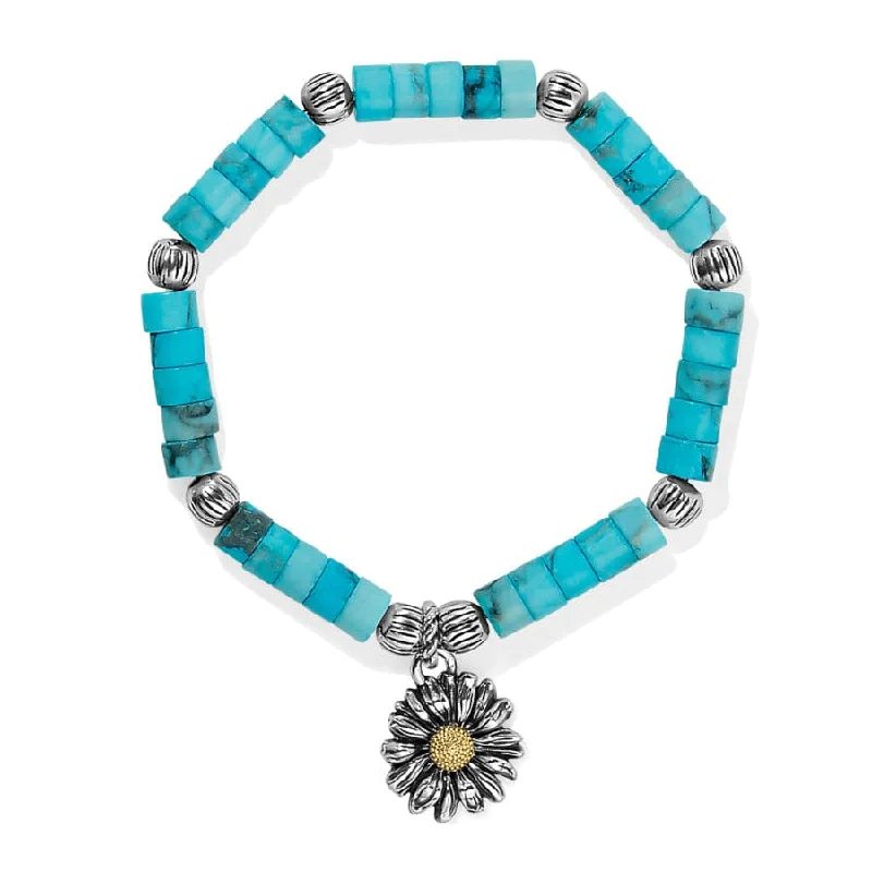 Personalized Wedding Bangles for Women-Daisy Dee Turquoise Bracelet