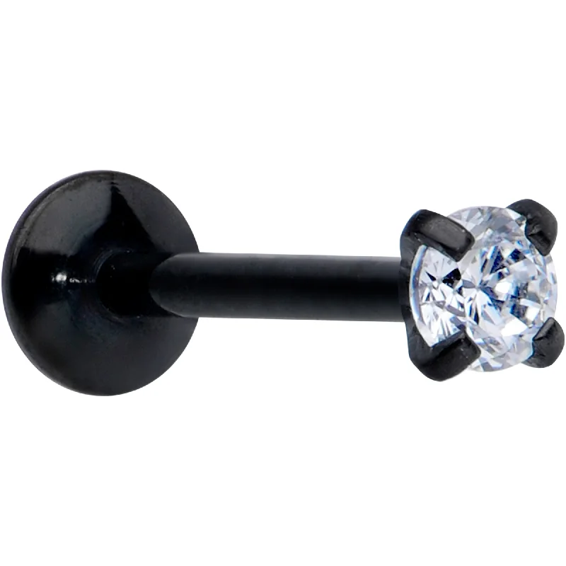 Affordable Nose Rings for Every Budget -20 Gauge 1/4 CZ Gem Black 2mm Threadless Push In Labret Tragus Affordable Nose Rings for Every Budget -20 Gauge 1/4 CZ Gem Black 2mm Threadless Push In Labret Tragus