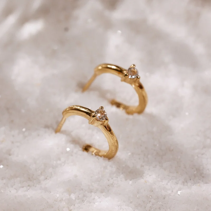 Women's Earrings – Elegant Designs for Every Personality--Shimmering Hoop Earrings