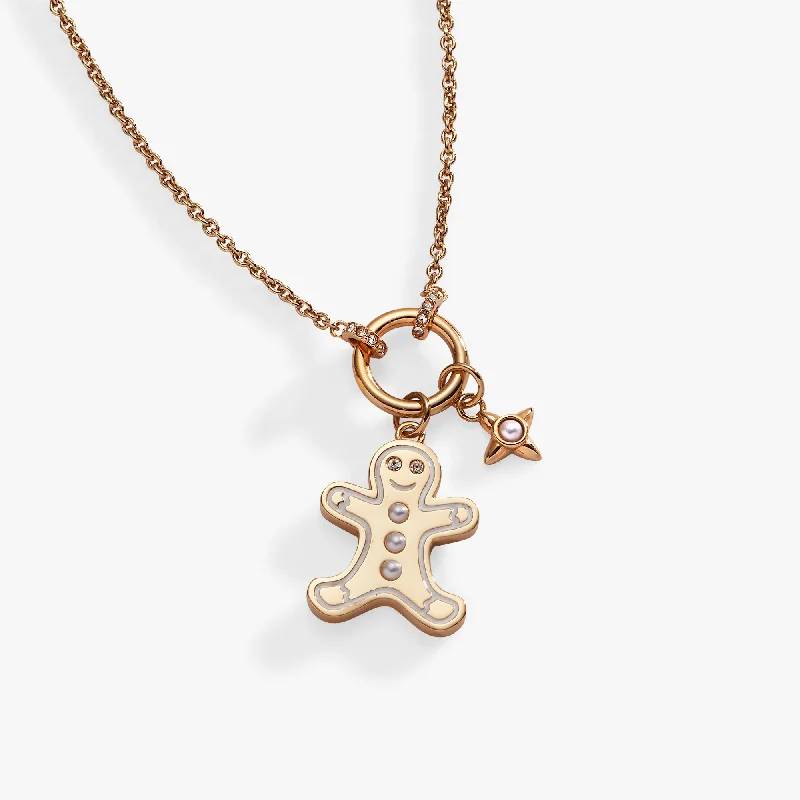 Shop Classic Women's Necklaces & Pendants with a Modern Twist-Gingerbread Charm Necklace Shop Classic Women's Necklaces & Pendants with a Modern Twist-Gingerbread Charm Necklace