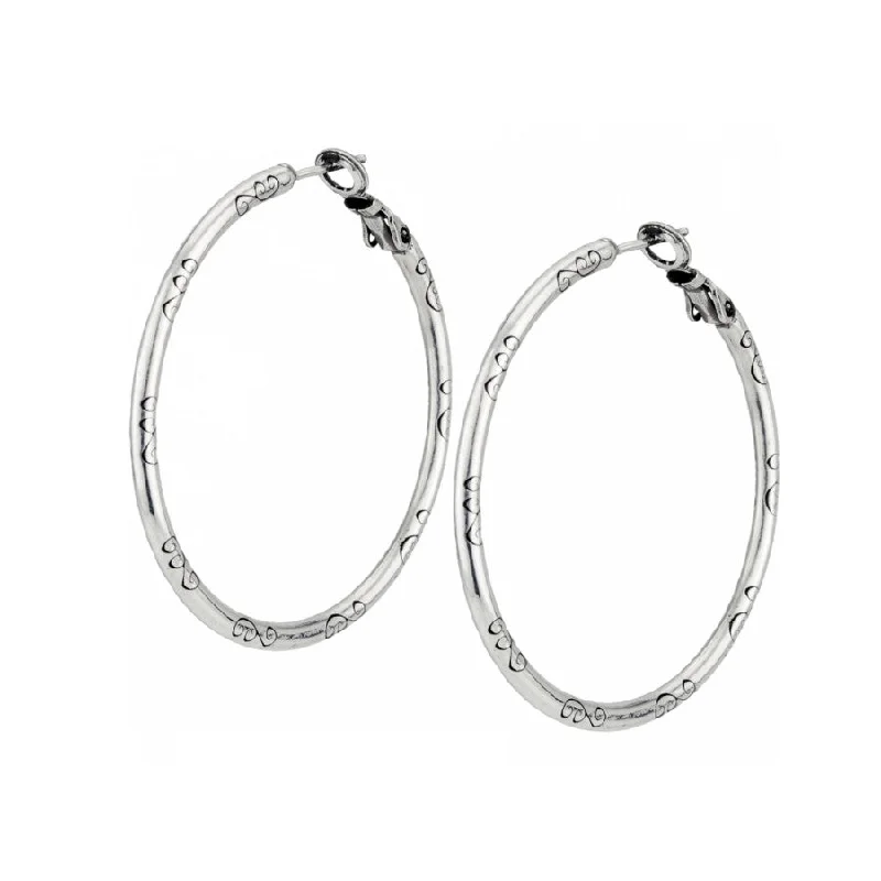 Women's Earrings – Elegant Designs for Every Personality--Large Hoop Charm Earrings